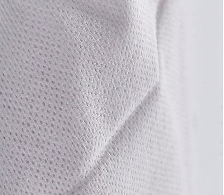 ткань хлопка сетки 50g белая 100%Viscose Spunlace Nonwoven, лицевое полотенце, влажное обтирает