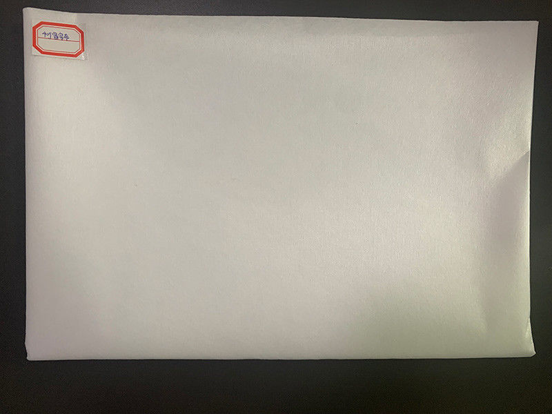 белая ткань Spunlace вискозы 50g и полиэстера Nonwoven для ткани хлопка, пусковых площадок, влажных обтирает