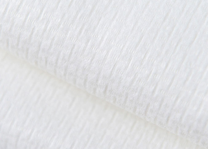 110g белая EF ткань хлопка креста зерна 100%Viscose Не-сплетенная Spunlaced, влажное Wips