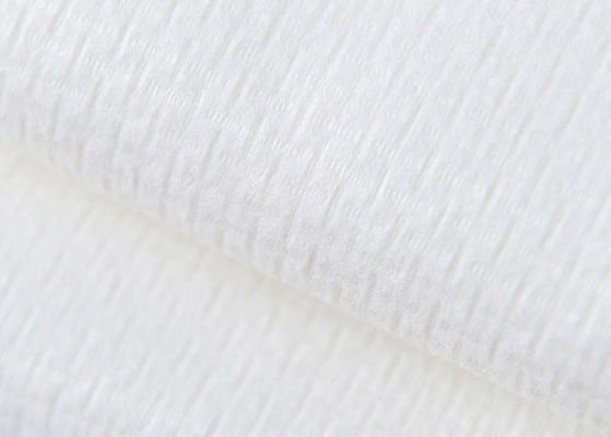 110g белая EF ткань хлопка креста зерна 100%Viscose Не-сплетенная Spunlaced, влажное Wips